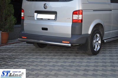 Задня дуга AK002 (нерж) для Volkswagen T5 2010-2015 років 14139 фото
