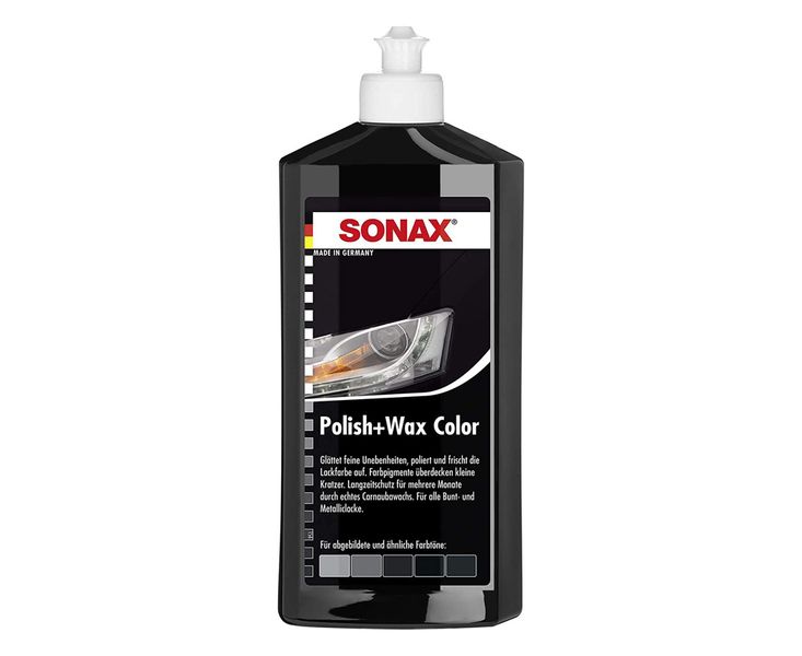Sonax NanoPro Поліроль з воском кольоровий чорний 500мл для Універсальні товари 88145 фото