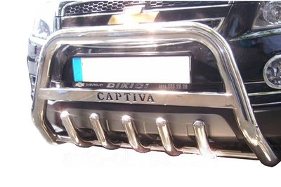 Передня дуга WT003 (нерж.) для Chevrolet Captiva 2006-2019рр 2348 фото