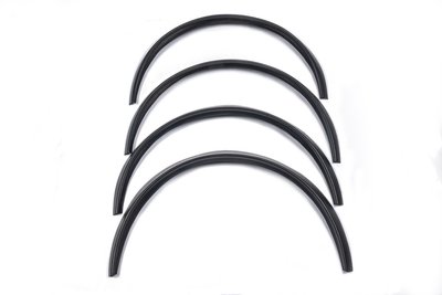 Накладки на арки (4 шт, чорні) для Volkswagen Golf 2 37562 фото