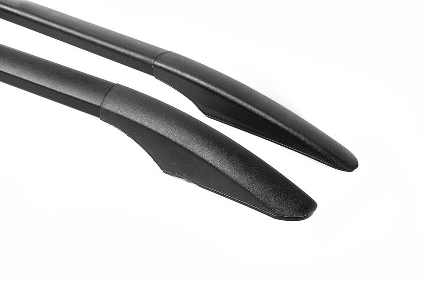 Рейлінги Чорні Чавунні ніжки, встановлення на клей для Peugeot Partner 1996-2008 років 2193 фото