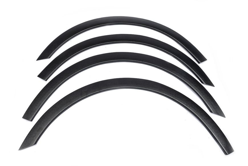 Накладки на арки (4 шт, чорні) для Citroen Jumpy 2007-2017 років 37054 фото