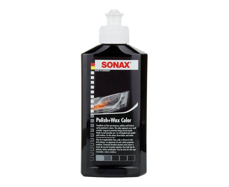 Sonax NanoPro Поліроль з воском кольоровий чорний 250 мл для Універсальні товари 88146 фото
