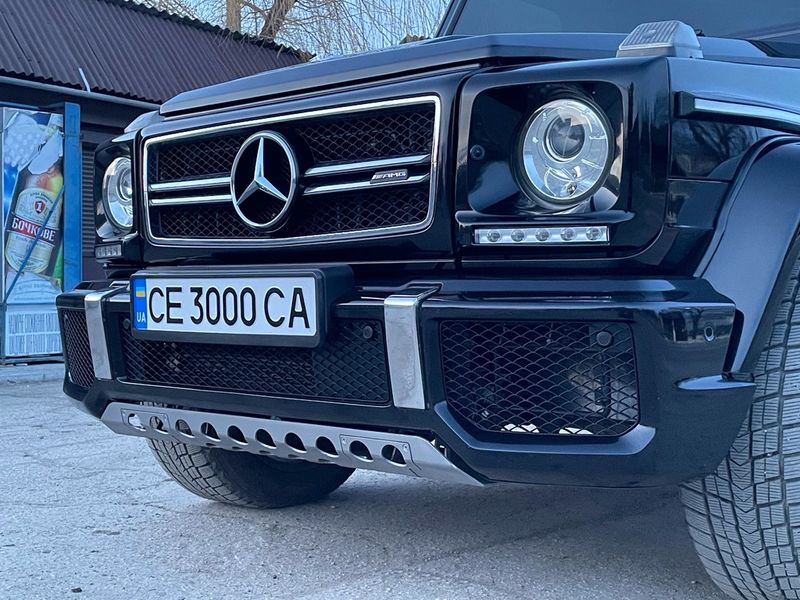 Передній бампер AMG (в зборі) G65 (чорна сітка) для Mercedes G сlass W463 1990-2018рр 68991 фото