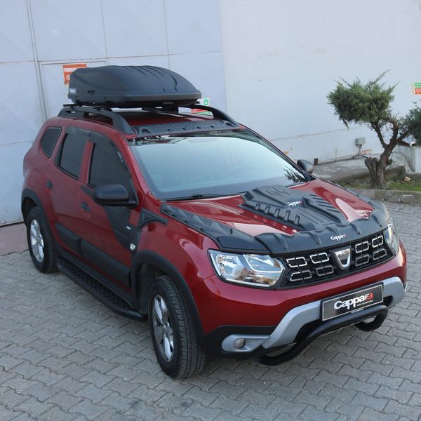 Накладка на капот (ABS) для Renault Duster 2018-2023 рр 90333 фото