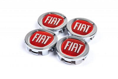 Ковпачки в оригінальні диски 49/42,5 мм (4 шт) для Fiat Linea 2006-2018 рр 31075 фото