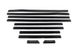 Чорні молдинги (дизайн 2019 р.) для Mercedes G сlass W463 1990-2018рр 65073 фото 3