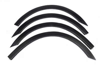 Накладки на арки (4 шт, чорні) для Mercedes Vito / V W447 2014-2023 рр 37289 фото
