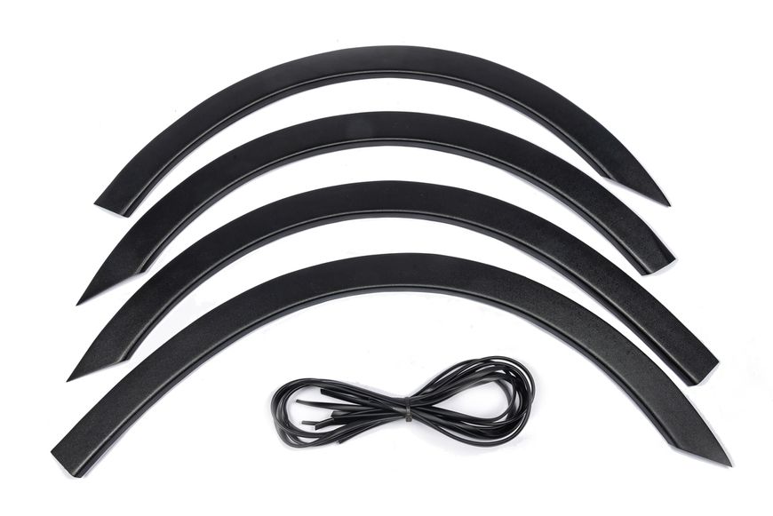 Накладки на арки (4 шт, чорні) для Mercedes Vito / V W447 2014-2023 рр 37289 фото