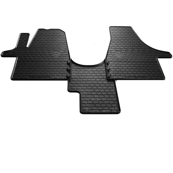 Гумові килимки (3 шт, Stingray) На сидіння 2-20231 для Volkswagen T5 2010-2015 років 20751 фото