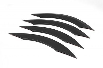 Накладки на арки (4 шт, чорні) для Mercedes Sprinter 2018-2023 рр 82361 фото
