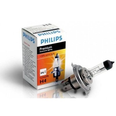 Лампа головного світла Philips H4 60/55W 12342PR Premium -202330% для Універсальні товари 85915 фото