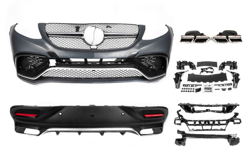Комплект обвісів під AMG 63S для Mercedes GLE coupe C292 2015-2019рр 50488 фото