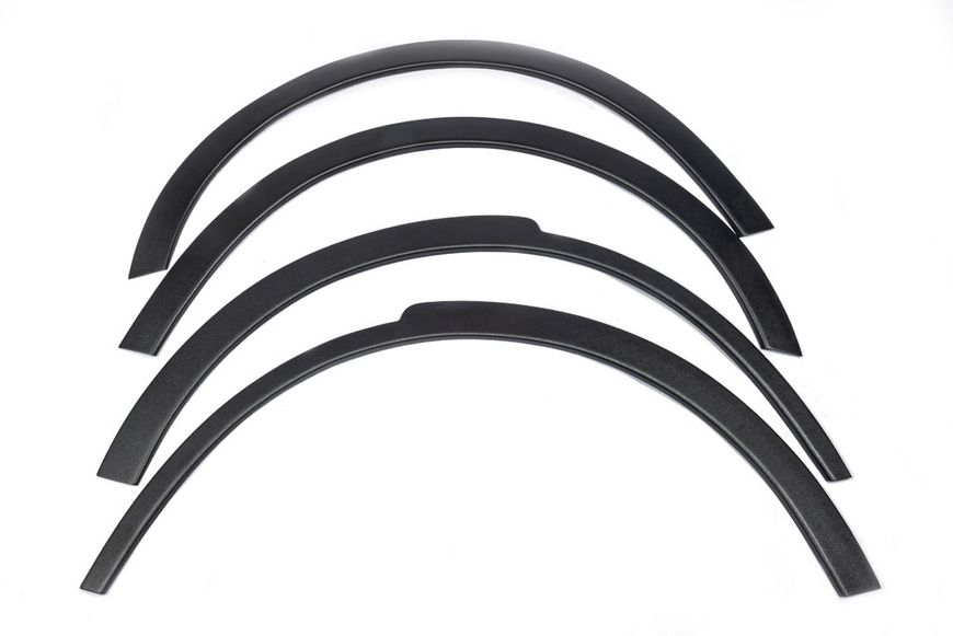 Накладки на колісні арки (4 шт, чорні) 2001-2007, чорний пластик для Nissan Primastar рр 36855 фото