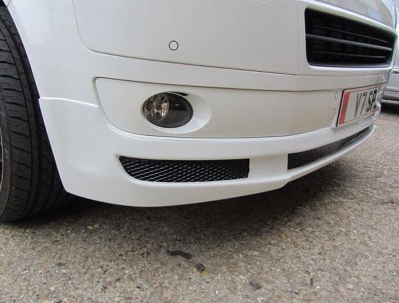 Накладка на передній бампер Sport 1 (під фарбування) для Volkswagen T5 2010-2015 років 6778 фото