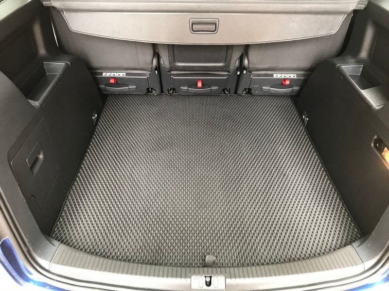 Килимок багажника (EVA, 5 місць, чорний) для Volkswagen Touran 2003-2010 рр 73785 фото