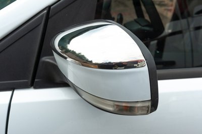 Накладки на дзеркала (2 шт., нерж.) OmsaLine - Італійська нержавійка для Ford Focus II 2008-2011 рр 860 фото