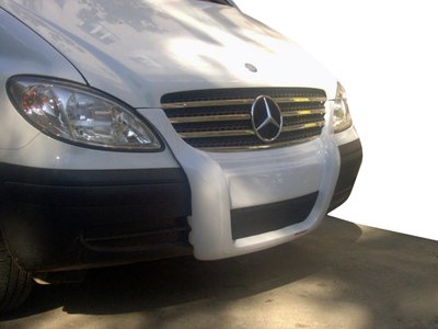 Передня губа (під фарбування) 2004-2010 для Mercedes Vito W639 рр 26154 фото