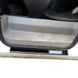 Накладки на пороги ABS (2 шт) Глянець для Dacia Logan II 2008-2013 рр 34304 фото 2