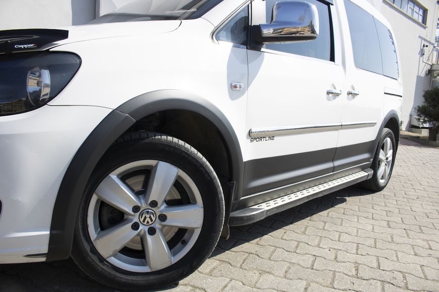 Комплект молдингів і розширювачів арок 1 двері, коротка база для Volkswagen Caddy 2015-2020 рр 78765 фото