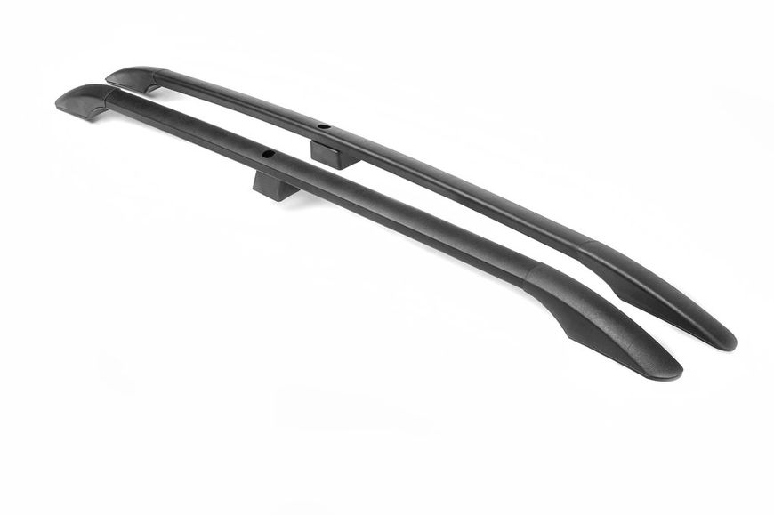 Чорні рейлінги З металевою ніжкою, під клей для Citroen Berlingo 1996-2008 рр 2456 фото