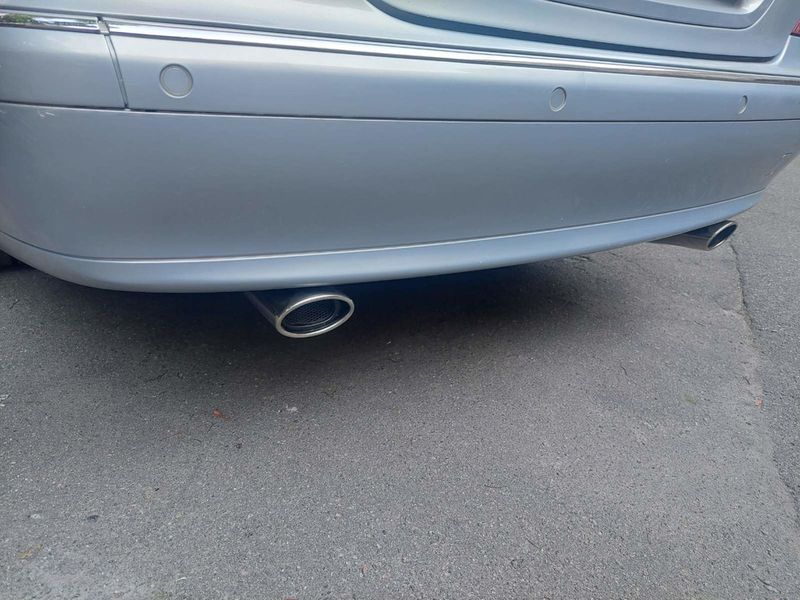 Насадки на глушник V3 (2 шт) для Mercedes S-сlass W220 62870 фото