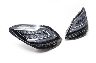 Задні ліхтарі Black (2 шт) для Mercedes C-сlass W205 2014-2021рр 79372 фото