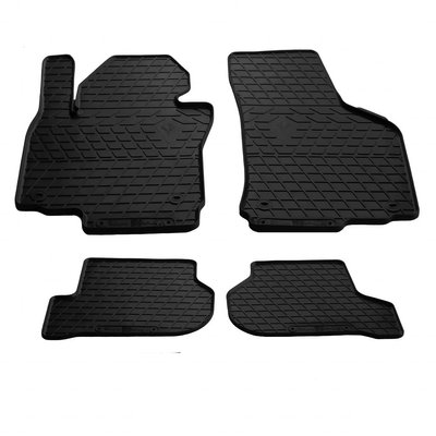 Гумові килимки (4 шт, Stingray Premium) для Seat Leon 2005-2012 рр 20779 фото