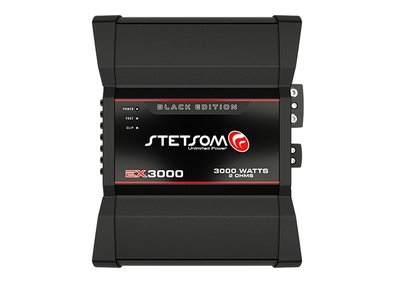 Усилитель мощности звука Stetsom EX3000 BLACK (2Ом) 89366 фото