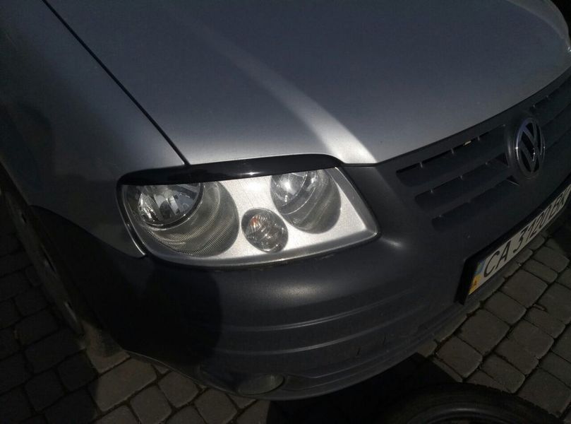 Війки (чорні) Чорний мат для Volkswagen Caddy 2004-2010 рр 32440 фото