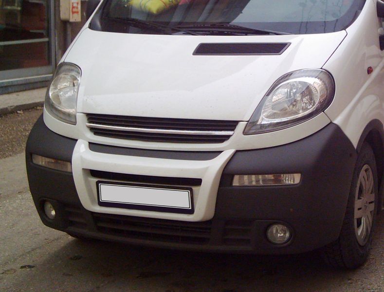 Передня губа (2001-2006 під фарбування) для Opel Vivaro рр 6746 фото