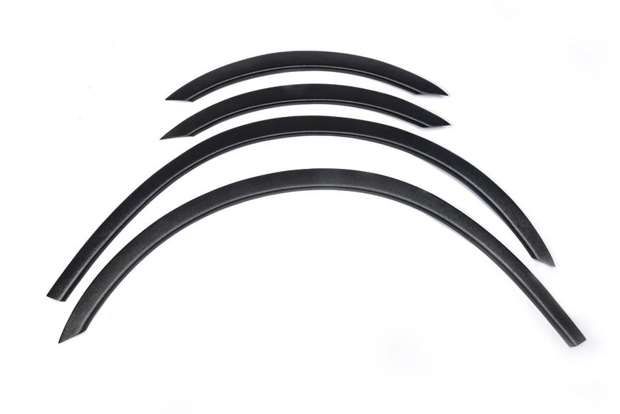 Накладки на арки (4 шт, чорні) для Mercedes Vito W639 2004-2015рр 37215 фото