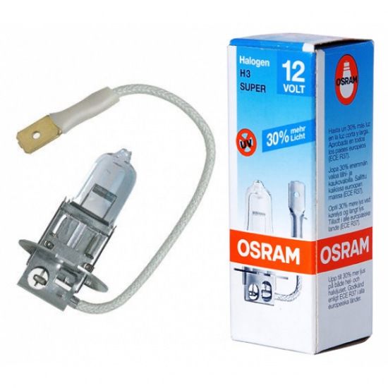 Лампа головного світла Osram H3 55W 64151SUP Super -202330% для Універсальні товари 85867 фото